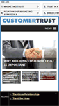 Mobile Screenshot of customertrust.com